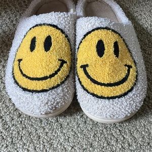 Smiley face slippers